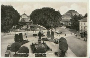 Germany Postcard - Wiesbaden - Kurhaus Mit Blumengarten - Theater - Ref TZ1375