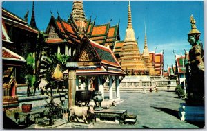 Thailand The Temple Of The Emerald Buddha In Bangkok Postcard