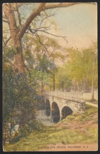 Lincoln Avenue Bridge Cranford New Jersey Used c1935