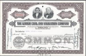 The Lehigh Coal and Navigation Company Common Stock Certi...