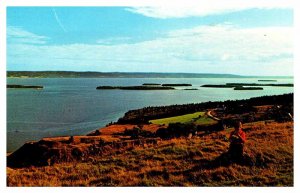 Postcard PANORAMIC SCENE Cape Breton Nova Scotia NS AT4088