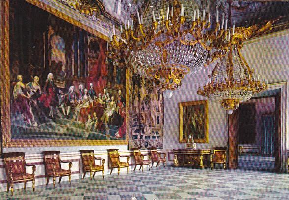 Spain La Granja De San Ildefonso Palace Throne Salon
