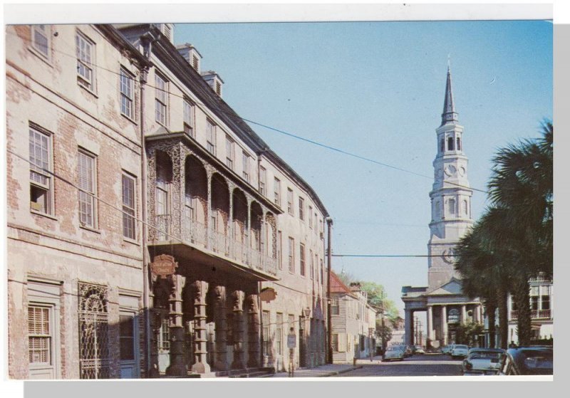 Striking Charleston, South Carolina/SC Postcard, Dock St Theater, Near Mint!