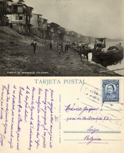 colombia, MAGANGUÉ, Puerto (1930s) RPPC Postcard