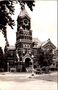 Real Photo Postcard County Court House in Washington, Iowa