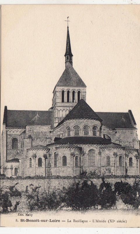 BF12337 l abside  la basilique saint benoit sur loire  france front/back image