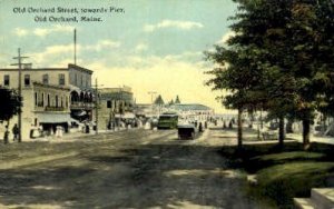 Old Orchard St. in Old Orchard Beach, Maine