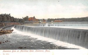 Lawrence Dam on Marrimac River Massachusetts