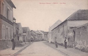 Precy French Antique En Rue Environs D'Annet Old Postcard