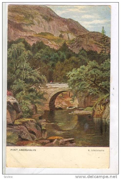 Pont Abergaslyn, Bridge, Gwynedd, North Wales, UK, 1900-1910s