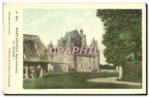 Old Postcard The castle Martainville