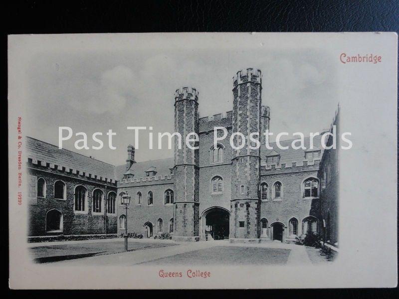 c1902 - Queens College, Cambridge - Undivided Back