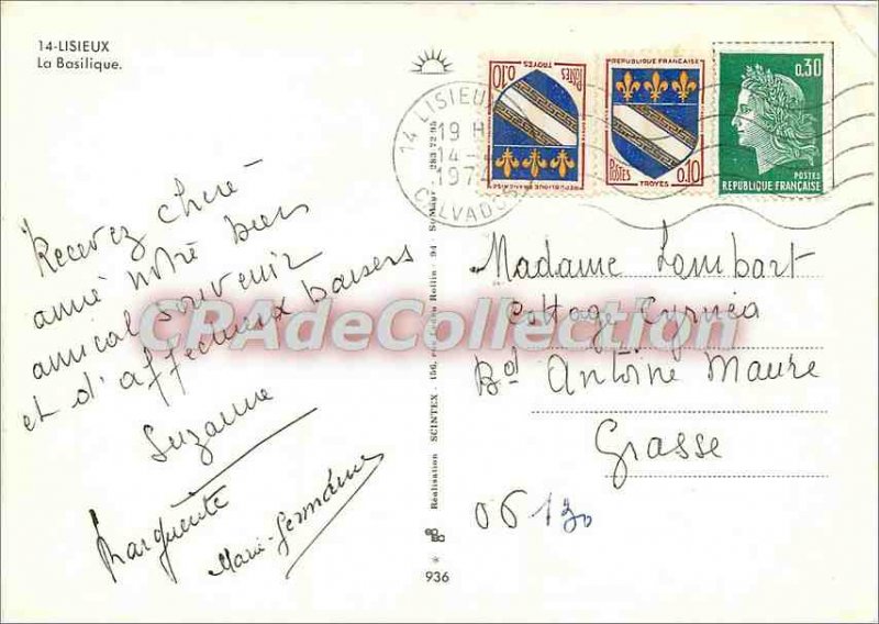 Modern Postcard Lisieux Basilica