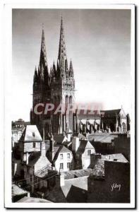 Old Postcard La Douce France Quimper La Cathedrale