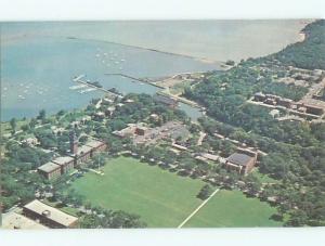 Unused Pre-1980 AERIAL VIEW OF TOWN Great Lakes Illinois IL n2516