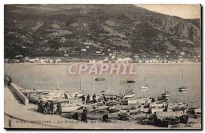 Menton - The Port - Old Postcard