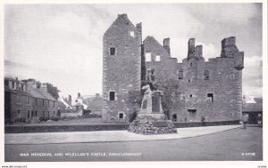 RP; KIRKCUDBRIGHTSHIRE, Scotland, 1920-1940s; War Memorial And Mclellan's Castle