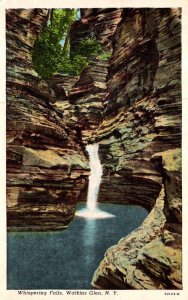 New York Watkins Glen Whispering Falls Curteich