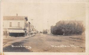 E49/ Wheaton Minnesota Mn Real Photo RPPC Postcard 1909 Columbia Restaurant