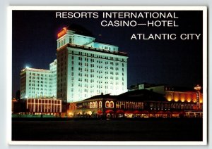 Resorts Atlantic City Casino Hotel Postcard New Jersey Boardwalk NJ Unposted