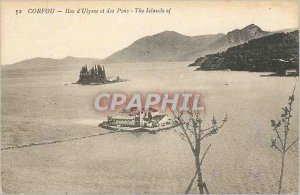 Old Postcard Corfu Odysseus Iles des Pins