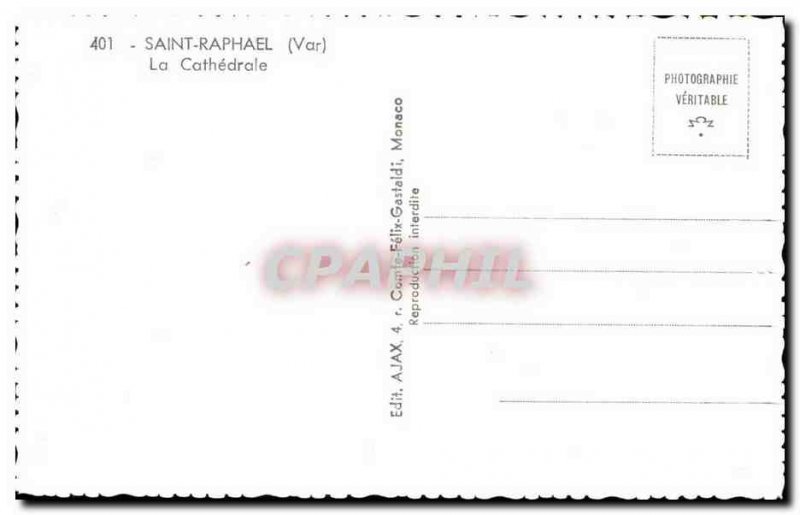 Postcard Old Saint Raphael's Cathedral