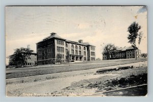 Fitchburg MA, Edgarly Normal School University, Vintage Massachusetts Postcard 