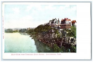 c1905's Bluff View From Tennessee River Bridge Chattanooga Tennessee Postcard