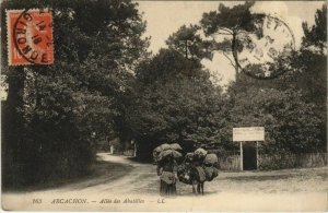 CPA ARCACHON-Allée des Abatilles (27730)