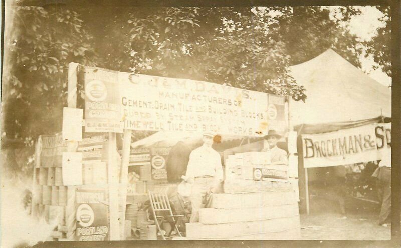 Oregon Portland Construction Bldg Sales Booth RPPC Photo Postcard 21-12844