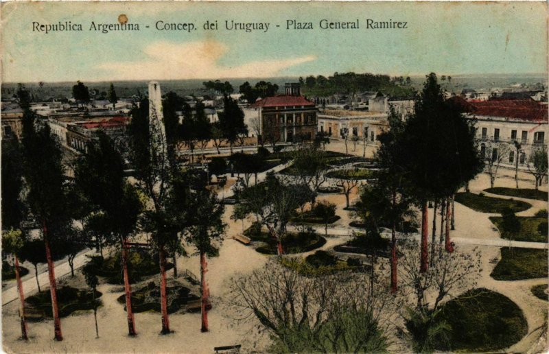 CPA AK Rep.Arg. Plaza General Ramirez ARGENTINA (787687)