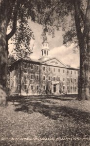 Vintage Postcard 1957 Griffin Hall Williams College Williamstown Massachusetts