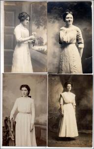 4 - RPPC, Women Cards