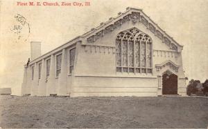Zion City Illinois~First Methodist Episcopal Church~Stained Glass Windows~1911