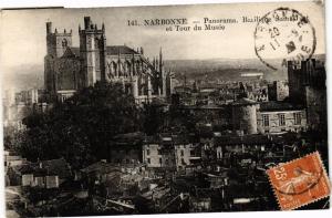 CPA NARBONNE-Panorama. Basilique St-Just et Tour du Musée (261116)