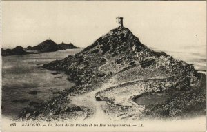 CPA Ajaccio Tour de la Parata et Iles Sanguinaires CORSICA (1077888)