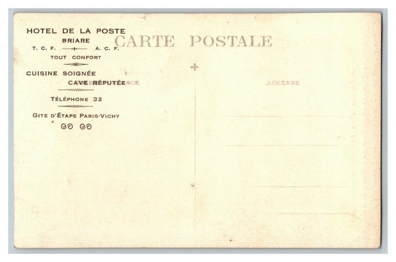 Postcard Reproduction Napoleon Hotel De La Poste Vintage Standard View Card 