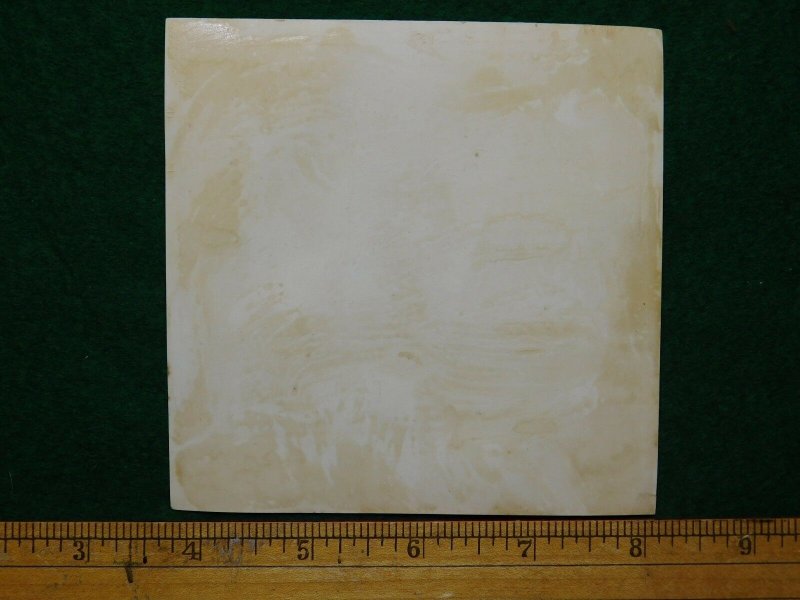 1870s-80s Lovely Christmas Winter Scene Mica Metallic Ink Victorian Card 2 #U