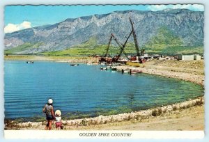 WILLARD, Utah UT Golden Spike Country WILLARD BAY 1973 ~  4x6 Postcard