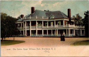 Postcard The Casino, Roger Williams Park in Providence, Rhode Island~3479