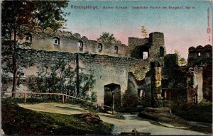 Poland Riesengebirge Ruine Kynast Jelenia Góra Vintage Postcard 09.96