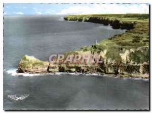 Postcard Modern France seen from the sky Grandcamp les Bains Calvados Pointe ...