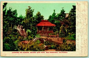 Japanese Tea Garden Golden Gate Park San Francisco California CA UDB Postcard G7
