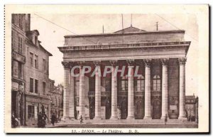 Old Postcard The Theater Dijon