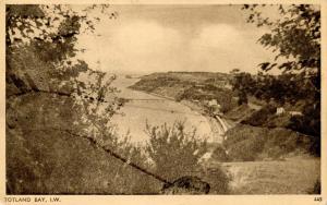 UK -England. Isle of Wight, Totland Bay