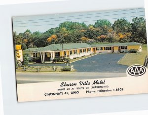 Postcard Sharon Villa Motel Sharonville Ohio USA