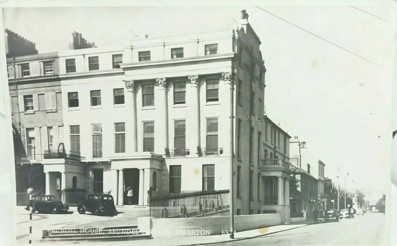 Vintage RP Postcard Arundel House Arundel Terrace Brighton Sussex Posted 1964