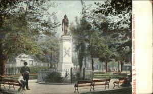 Hoboken NJ Firemen Fire Fighter Monumentc1905 Postcard