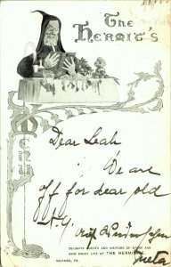 The Heretic's Restaurant The Hermitage Milford Pennsylvania Postcard 1905