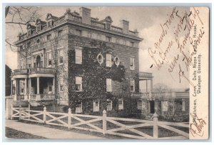 1907 Delta Kappa Epsilon House Wesleyan University Middletown CT Postcard 
